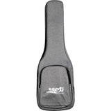 Jet JS-300 BK Elektrische Gitaar Black met Jet JG-30 GY Gigbag Set, Roasted Maple Hals, SSS Pickups, Tremolo