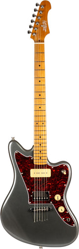 JET JJ-350 Charcoal Baritone Elektrische Gitaar - Charcoal