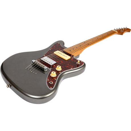 JET JJ-350 Charcoal Baritone Elektrische Gitaar - Charcoal