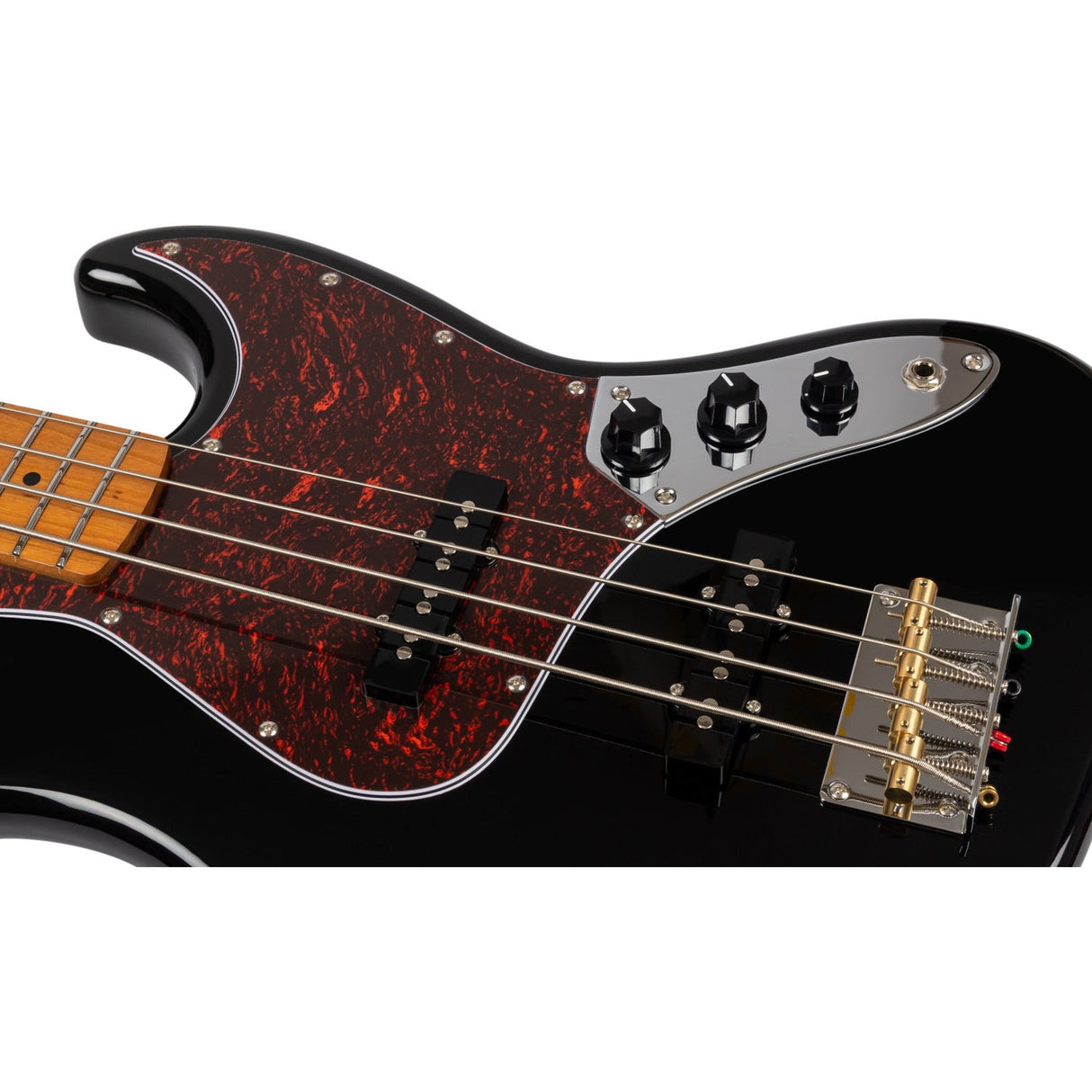 JET JJB-300 BK JB-style Elektrische Bas 4-snarig Rosewood Toets Zwart