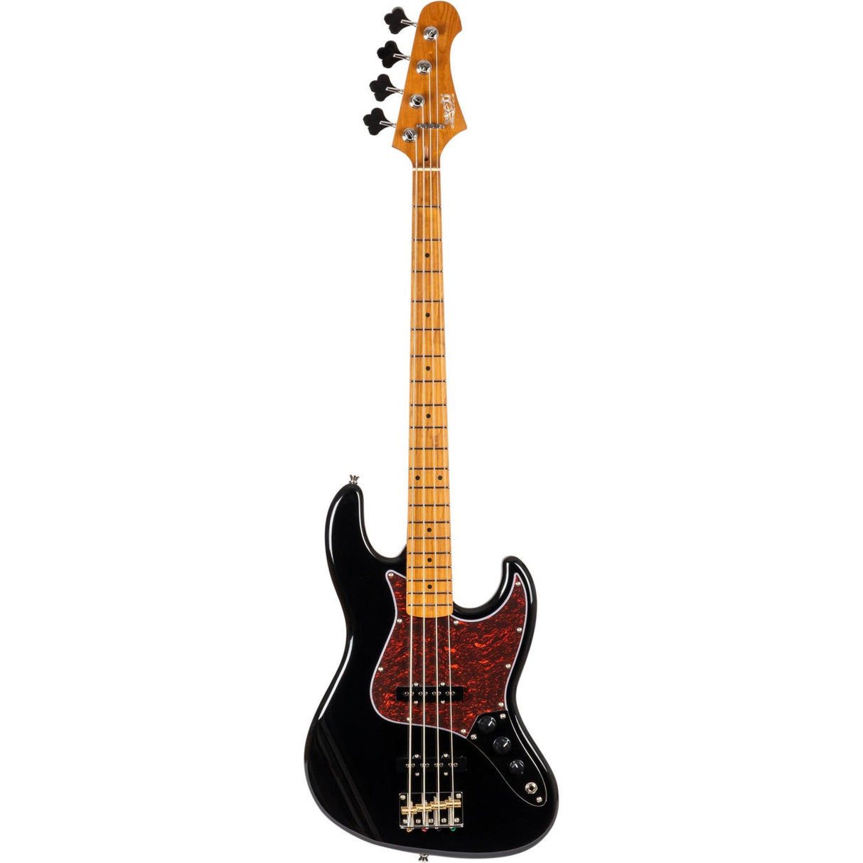 JET JJB-300 BK JB-style Elektrische Bas 4-snarig Rosewood Toets Zwart