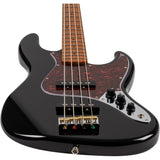 JET JJB-300 BK JB-style Elektrische Bas 4-snarig Rosewood Toets Zwart