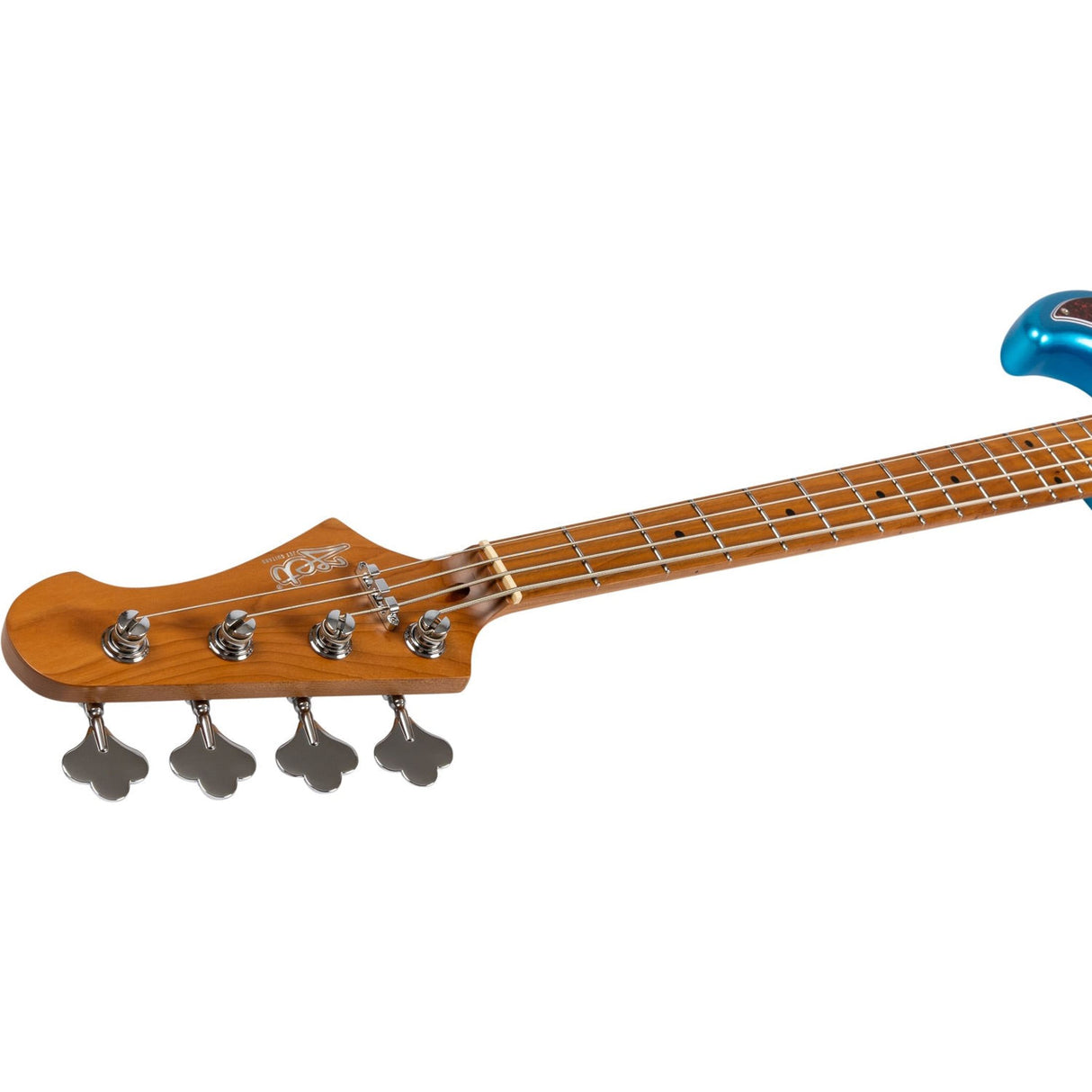 JET JJB-300 LPB JB-style Elektrische Bas 4-snarig Rosewood Toets Lake Placid Blue
