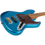 JET JJB-300 LPB JB-style Elektrische Bas 4-snarig Rosewood Toets Lake Placid Blue
