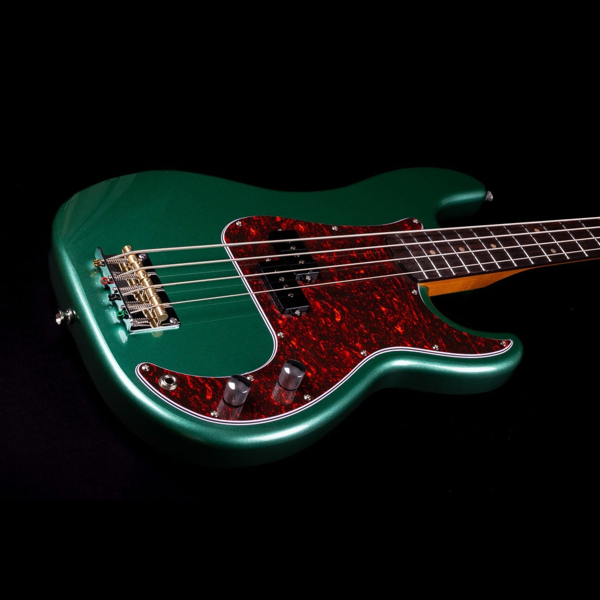 JET JPB-300 SG R PB-style Elektrische Bas 4-snarig Rosewood Toets Groen