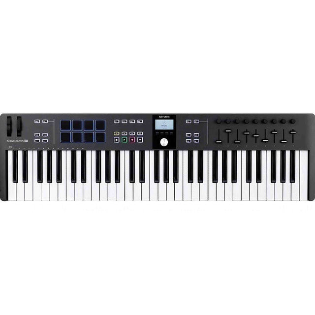 Arturia KeyLab Essential mk3 61 Black – USB/MIDI keyboar, 61 toetsen, DAW-integratie