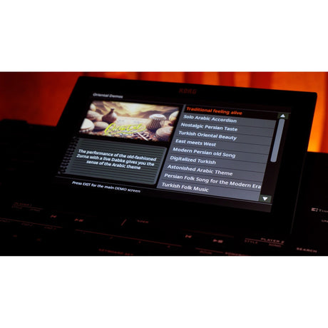 Korg Pa5X 76 ORIENTAL Arranger Keyboard met Aftertouch en Oosterse Sounds