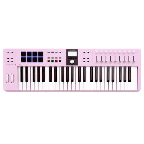 Arturia KeyLab Essential 3 49 Rose Quartz MIDI controller met 49 toetsen, pads en DAW-integratie