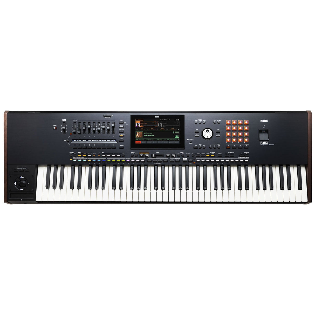 Korg Pa5X 76 Arranger Keyboard met Aftertouch, EDS-XP en 8 inch Touchscreen