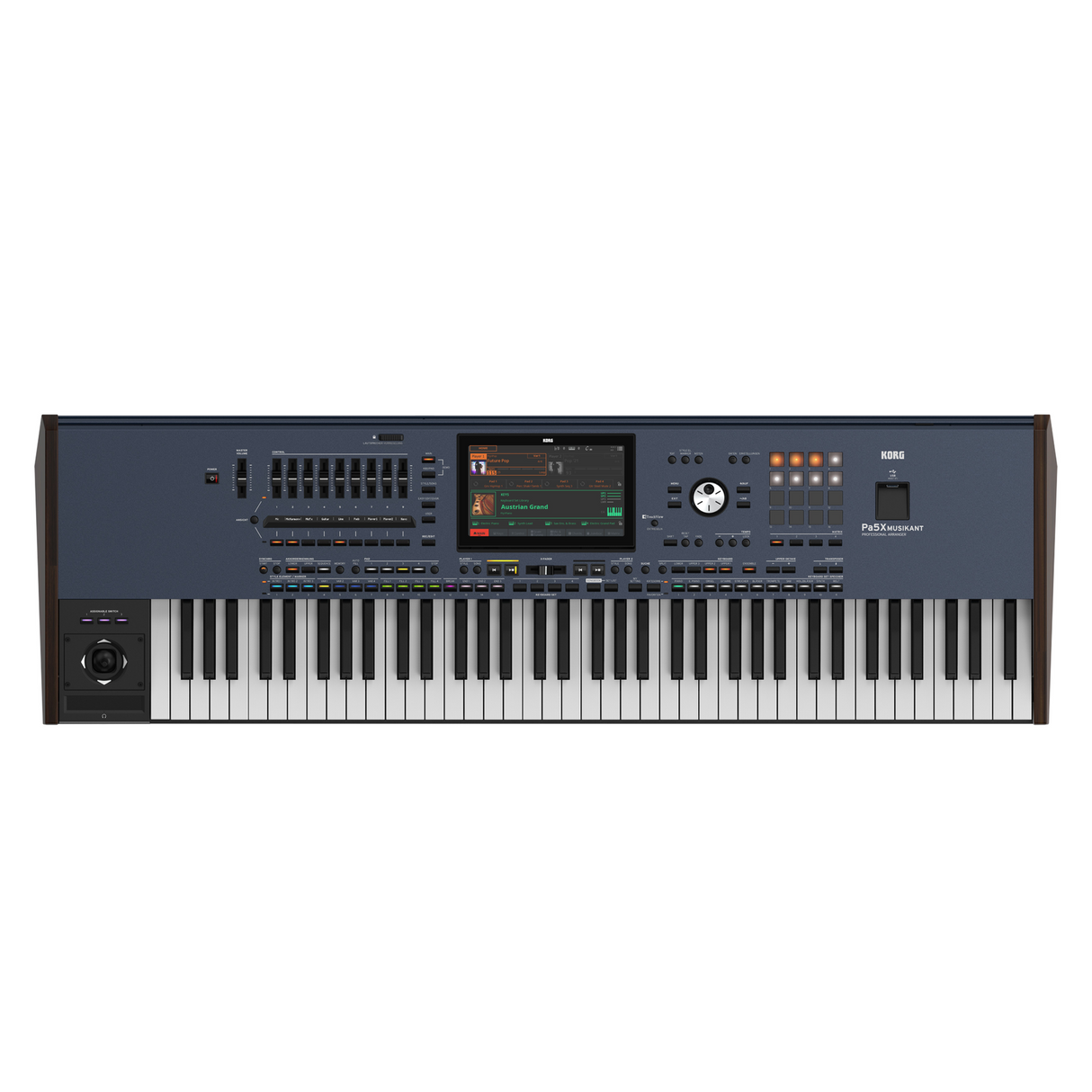 Korg Pa5X 76 MUSIKANT Arranger Keyboard met Aftertouch en touchscreen