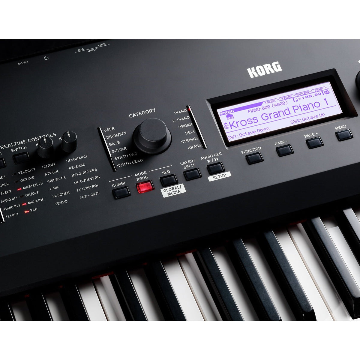 Korg KROSS 88, Music Workstation met 88 gewogen toetsen
