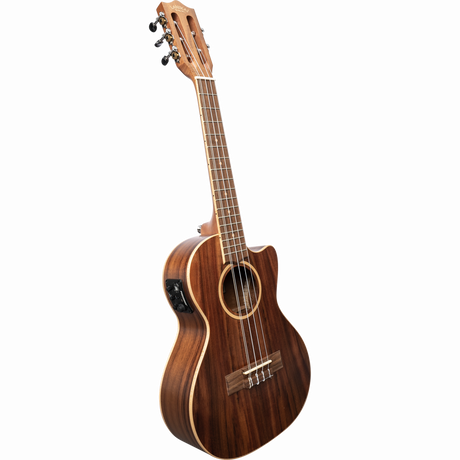 LANIKAI LKUACST-5CET Tenorukelele, Acacia Solid Top-serie, 5 snaren, Lage/hoge G, t