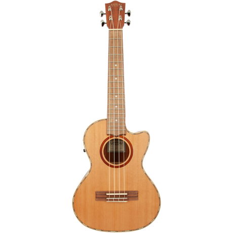 LANIKAI LKUCDSTCET Tenorukelele, Cedar Solid Top Serie, Voorversterker, Tas