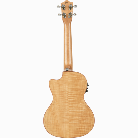LANIKAI LKUFM-CET Tenorukelele, Flame Maple-serie, cutaway, voorversterker, tas
