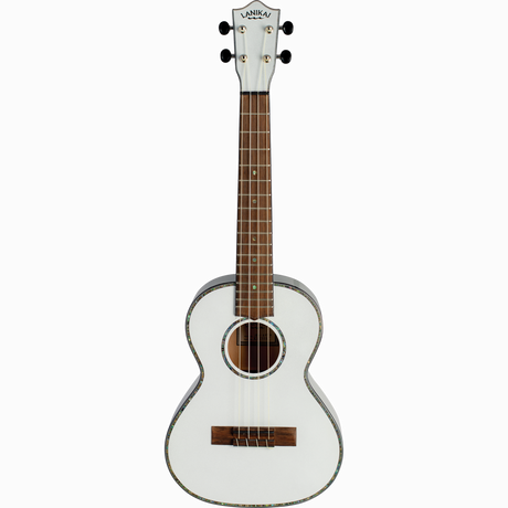 LANIKAI LKUJMS-AWT2 Tenorukelele, Julia Michaels White Pearl Signature, tas