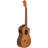 LANIKAI LKUOA-CEB Baritonukelele, Oak, OA-CEB, Voorversterker, Tas