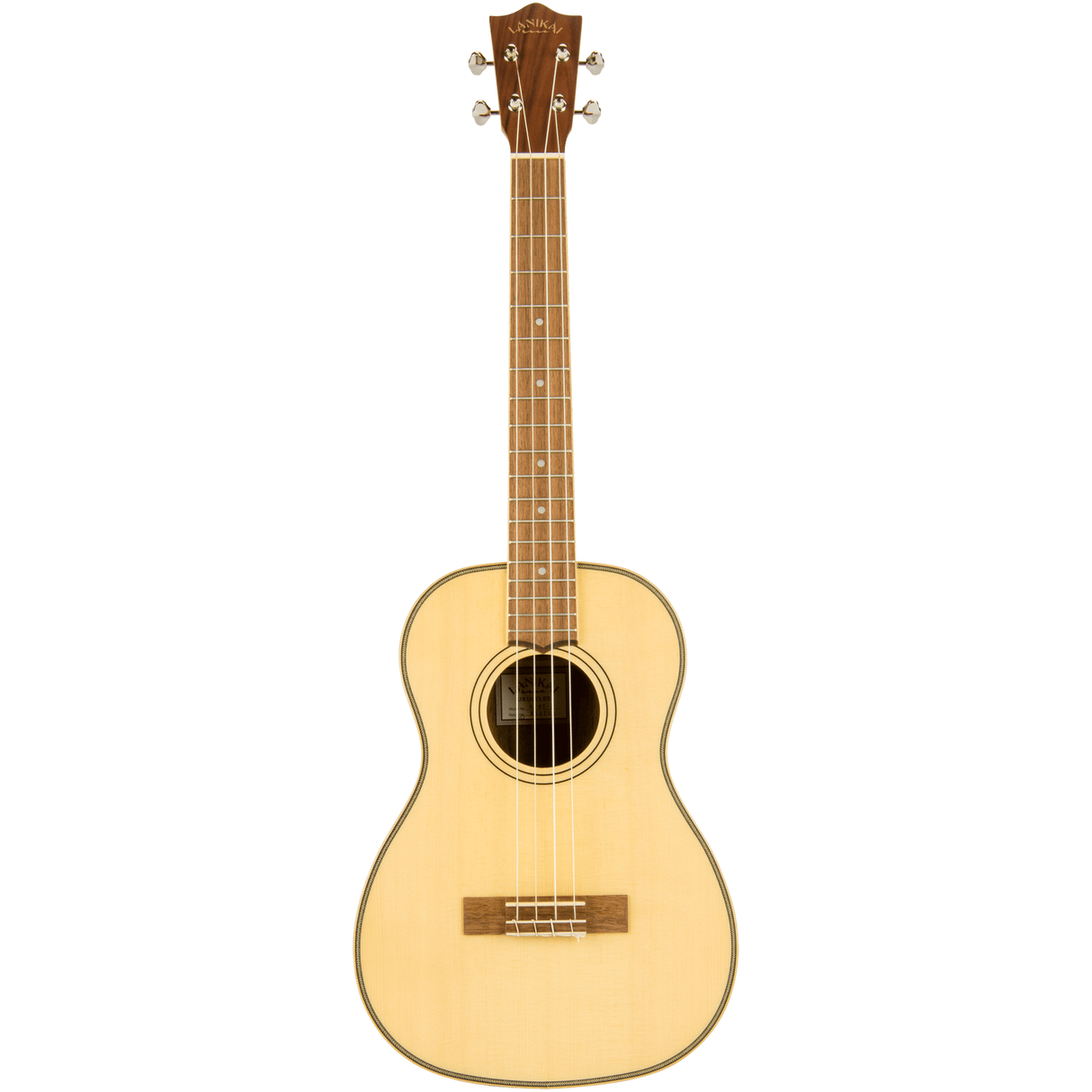 LANIKAI LKUSPST-B Baritonukulele, Spruce Solid Top Series, Tas