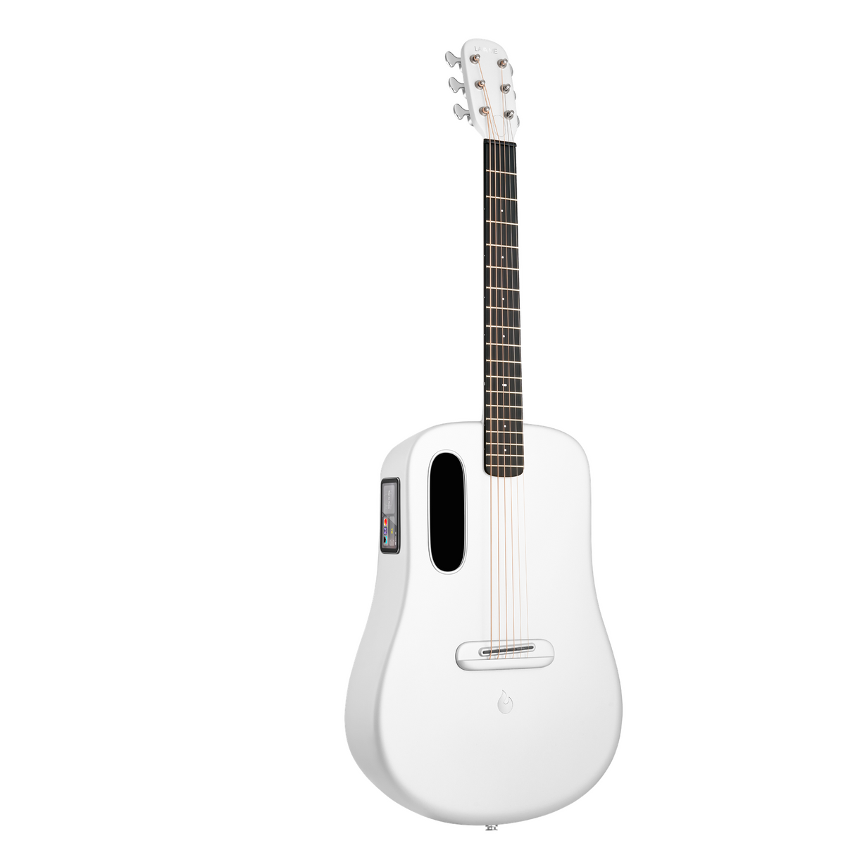 LAVA ME 4 Carbon 36" White – Smart Gitaar met SHARC-processor, FreeBoost™ & Airflow Tas
