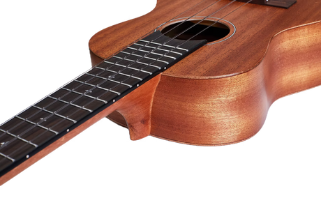 Tom S-1 Concert Ukulele Sapele met Rosewood en Luxe Hoes