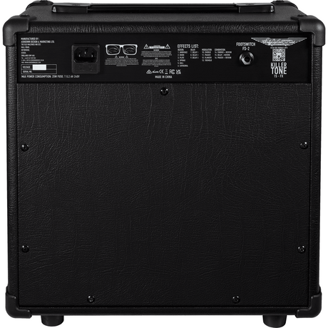 Ashdown KT-15FX Gitaar Combo Versterker 15W met 16 Effecten en Reverb – Zwart