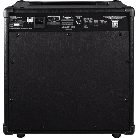 Ashdown KT-30FX Gitaar Combo Versterker 30W met 16 Effecten en 10" Speaker – Zwart