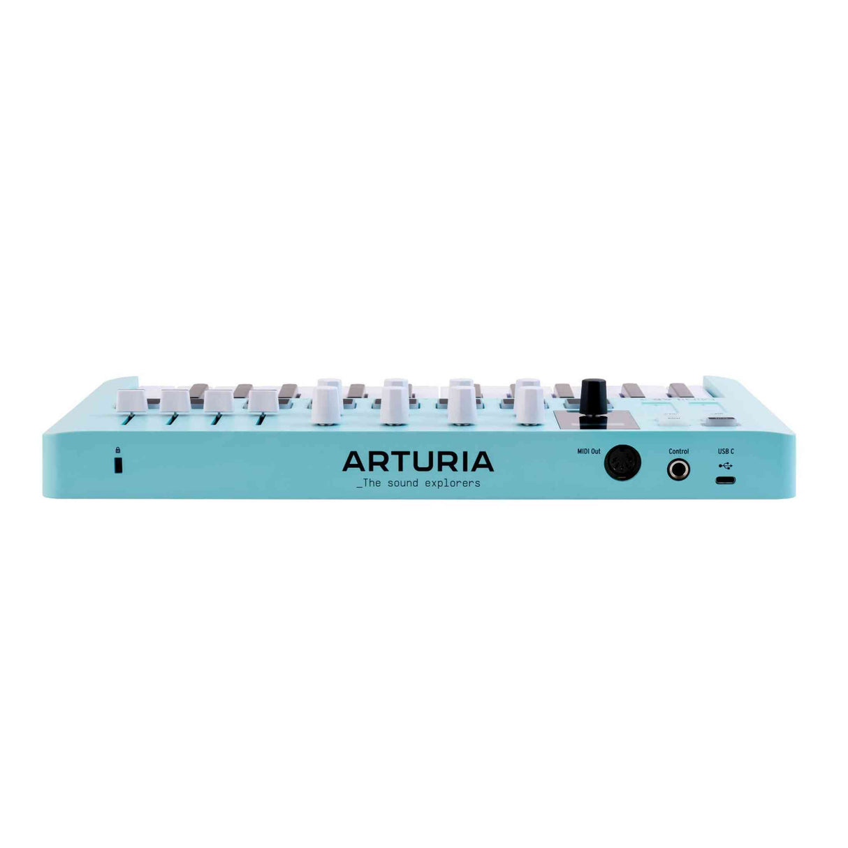 Arturia MiniLab 3 Aquamarine MIDI controller met 25 toetsen, pads en USB-C