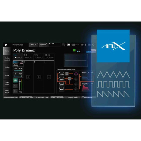 Yamaha MODX M7 synthesizer 76 toetsen met semi-weighted klavier