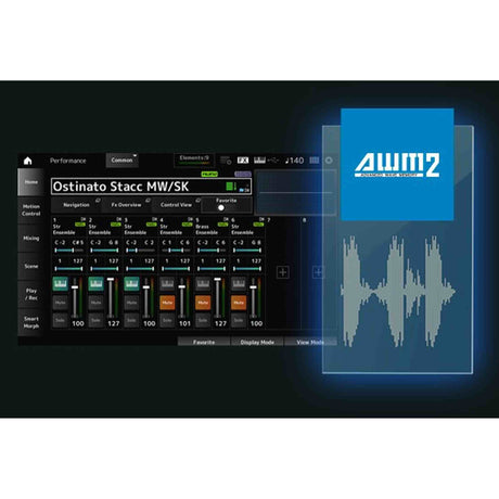 Yamaha MODX M7 synthesizer 76 toetsen met semi-weighted klavier