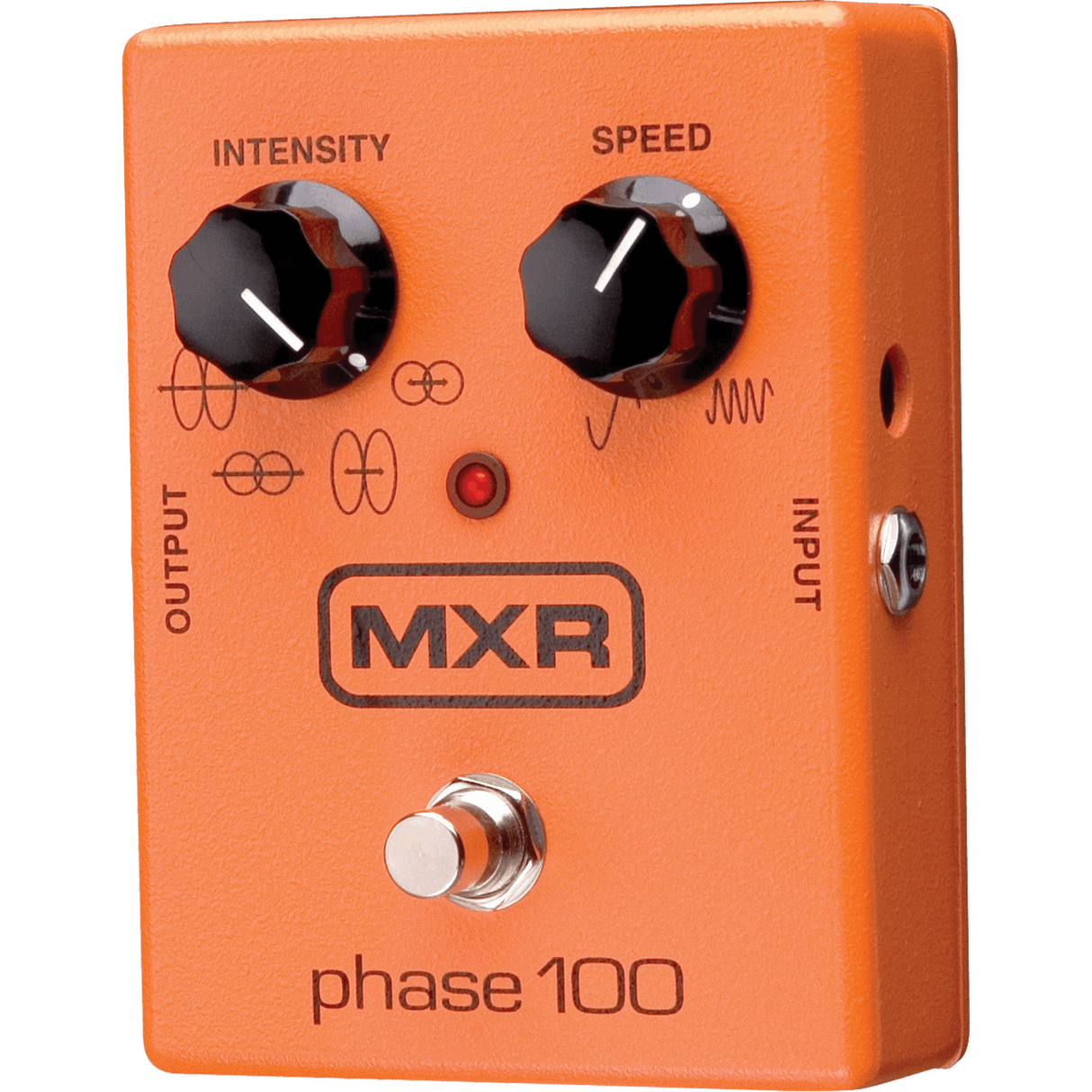MXR M107 Phase 100 – Oranje, Analoog Phaser met Snelheids- en Modusregeling