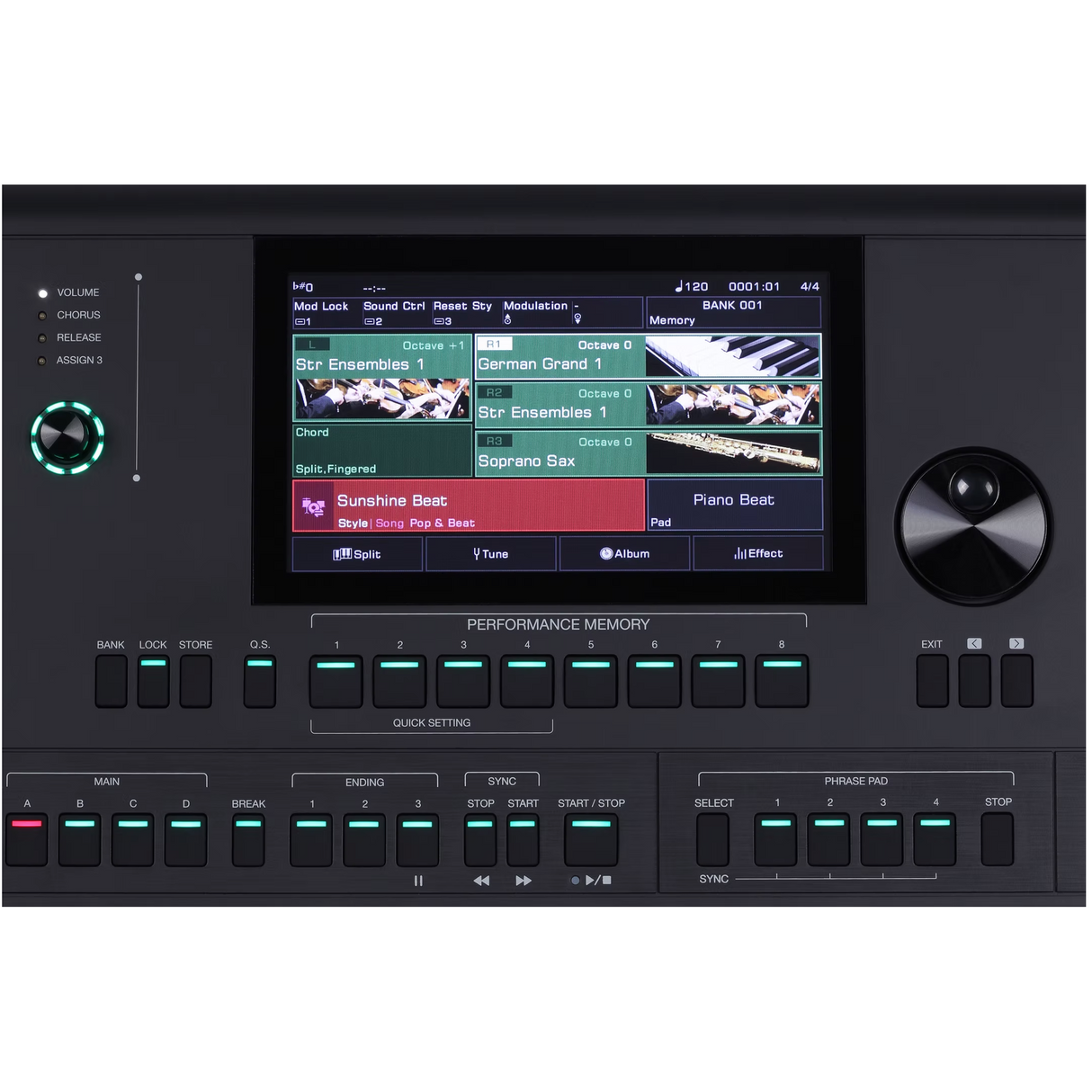 Medeli AKX10S Arranger Pro Series Digital Workstation 7'' touchscreen