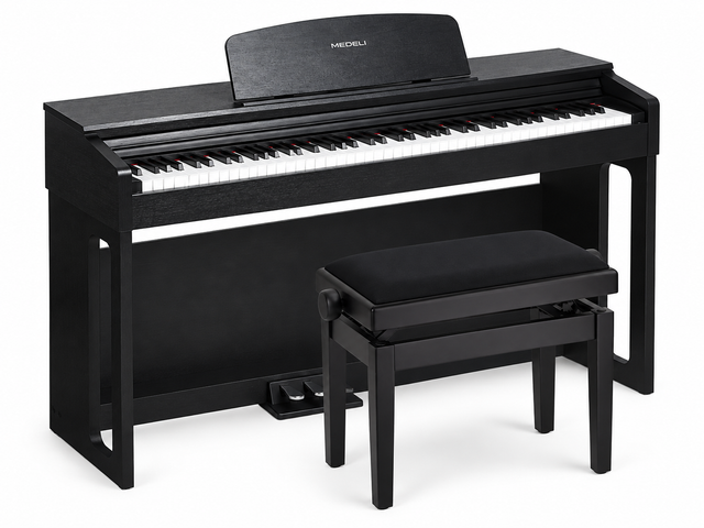 Medeli UP82/BK Educational Series Digitale Piano met Kruk