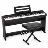 NUX NPK-200 Digital Stage Piano Set met NPS-2 standaard, 88 toetsen en kruk