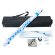 NUVO jFlute 2.0 wit-blauw kinder dwarsfluit in C, waterdicht, 235 gram
