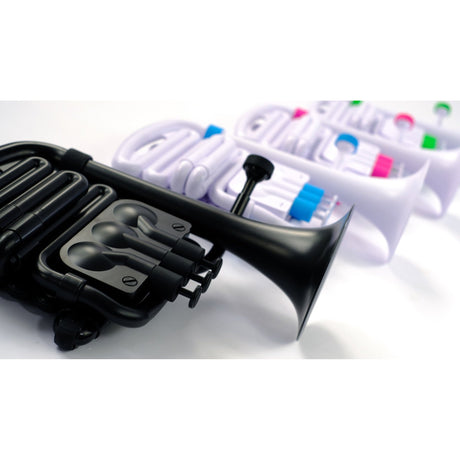 NUVO jHorn wit-roze kinder blaasinstrument in Bb lichtgewicht met draaiventielen