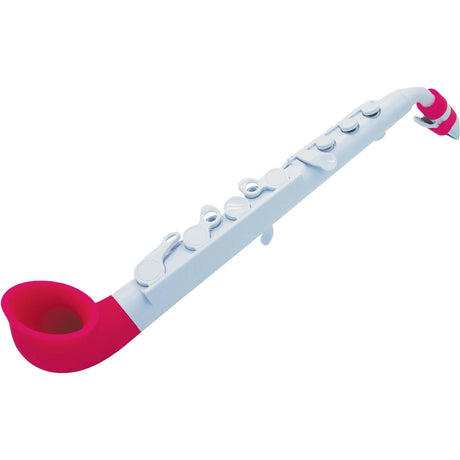 NUVO jSAX 2.0 wit-roze saxofoon in C lichtgewicht met kunststof rieten kindersaxofoon