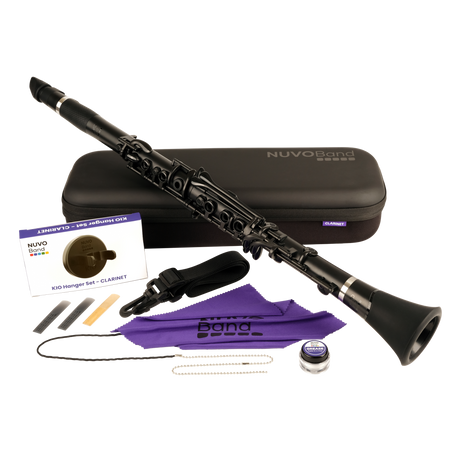 NUVO B200CBK BAND Bb-klarinet – ABS kunststof, 420 g, Böhm-systeem, zwart