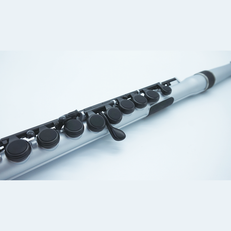 NUVO SF300FSV Student Flute 2.0 – C-stemming, 255 g, zilver, incl. blokfluitkopstuk en etui