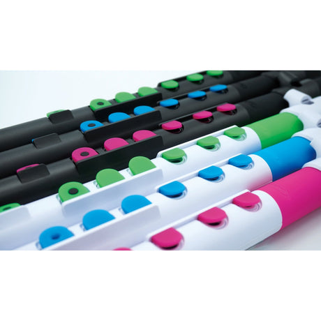 NUVO TooT 2.0 zwart kinder dwarsfluit blokfluit alternatief met kleppen en Firstnote mondplaat