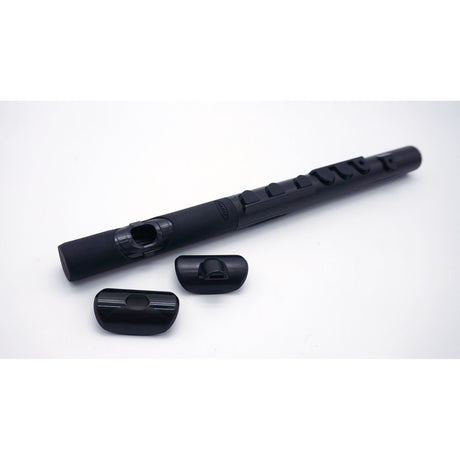 NUVO TooT 2.0 zwart kinder dwarsfluit blokfluit alternatief met kleppen en Firstnote mondplaat