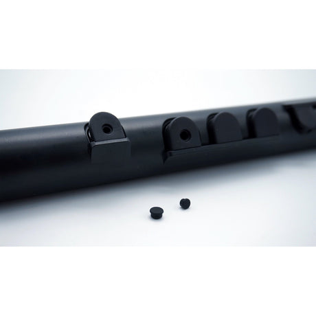 NUVO TooT 2.0 zwart kinder dwarsfluit blokfluit alternatief met kleppen en Firstnote mondplaat