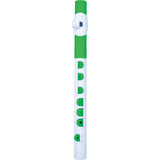 NUVO TooT 2.0 wit-groen kinder dwarsfluit blokfluit alternatief met kleppen en Firstnote