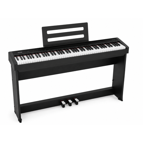 NUX NPK-200 Digital Stage Piano Set met NPS-2 Houten Standaard, 88 Toetsen