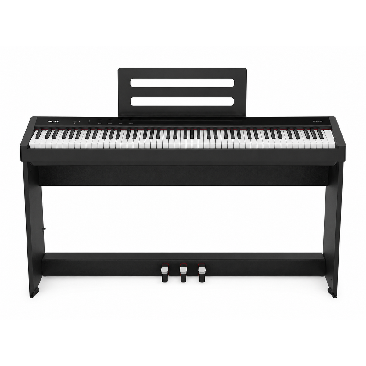 NUX NPK-200 Digital Stage Piano Set met NPS-2 standaard, 88 toetsen en kruk