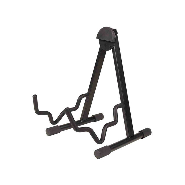 Norveqon GSF-103 semi-opvouwbaar universeel gitaarstatief A-model zwart metaal