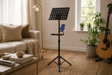 Norveqon LN-140LX lessenaar deluxe, verstelbaar tot 140 cm, met telefoonklem
