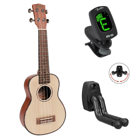 Korala UKS-410 bundel Performer Series sopraan ukulele