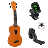 Korala UKS-30 bundel sopraan ukulele inclusief draagtas