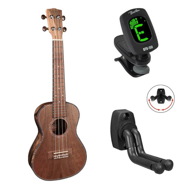 Korala UKC-910-UT bundel Naturel Performer Series Concert ukulele