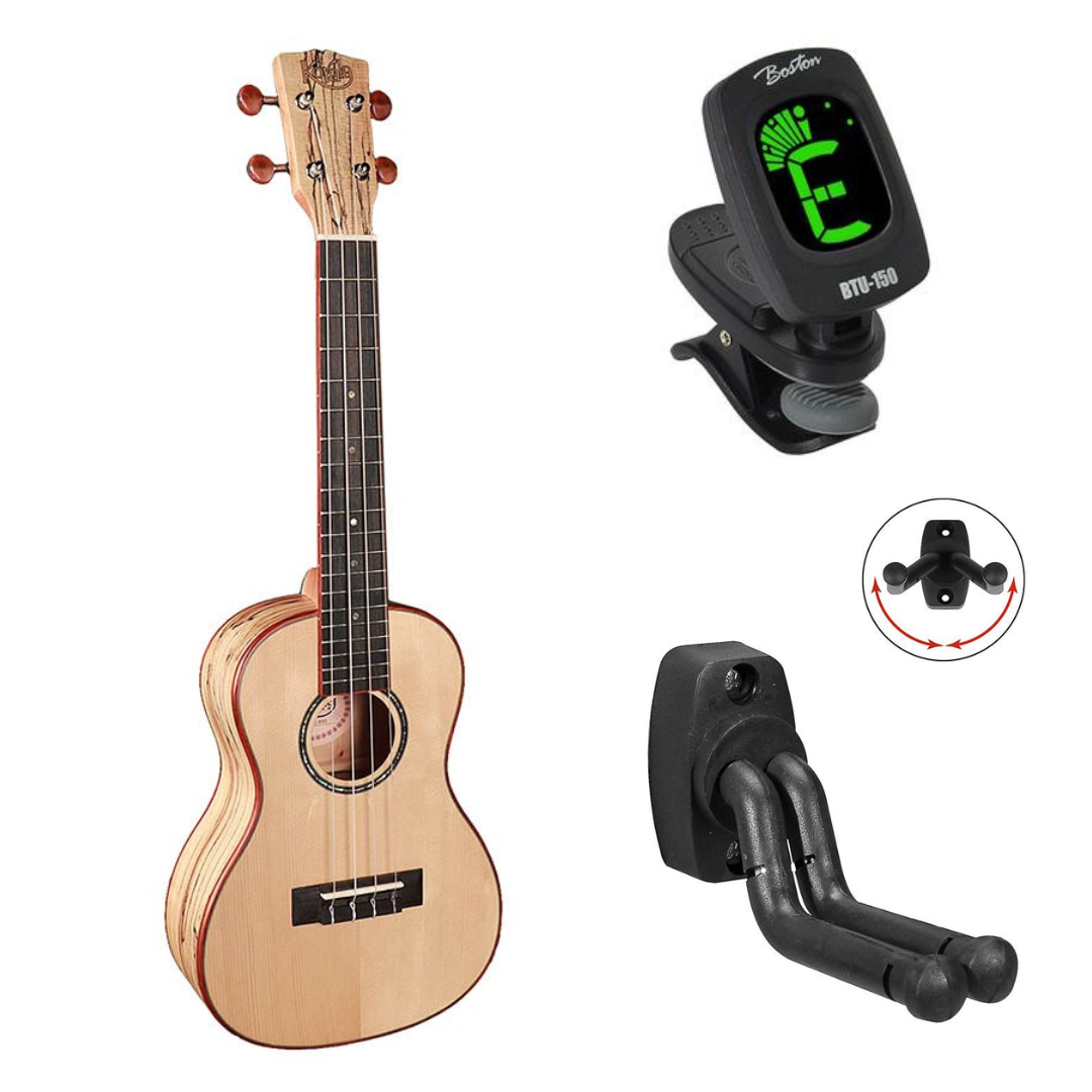 Korala UKC-850 bundel Naturel Performer Series Concert ukulele