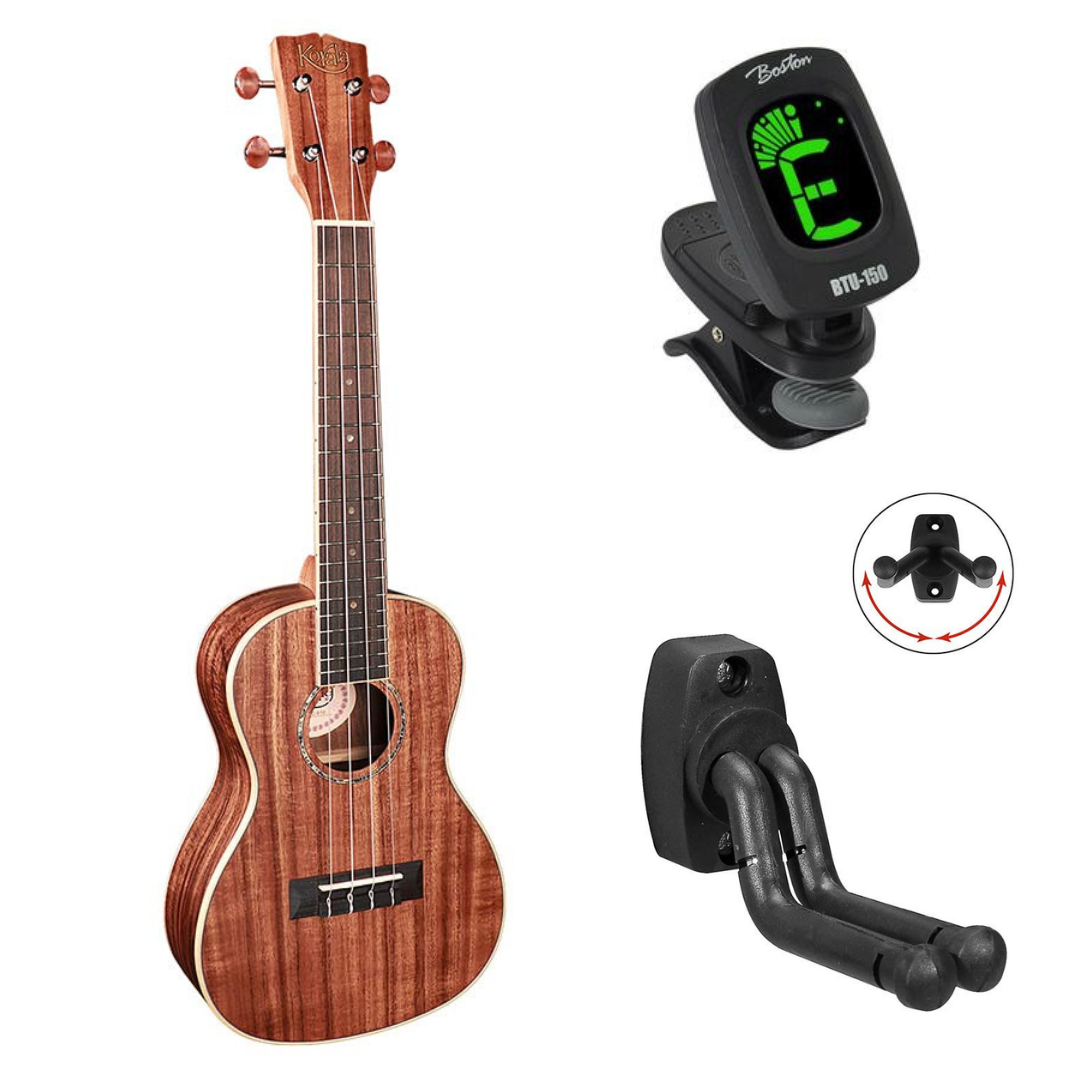 Korala UKC-610 bundel Naturel Performer Series Concert ukulele